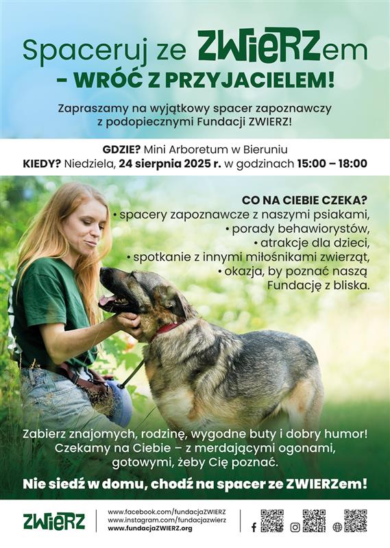 Zwierz - Spaceruj ze zwierze, - wróć z przyjacielem